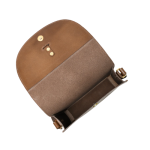 Classic Brown Ring Detail Crossbody Bag - Image 3