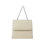 Chain Flap Shoulder Bag – Soft Cream